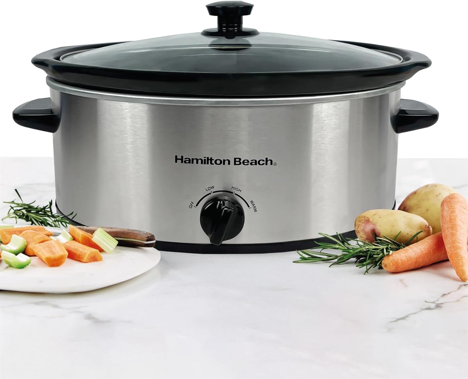 Hamilton Beach 220v slow cooker 6 liter large family size 220v crock pot HBSC070S - 220v volt electronics