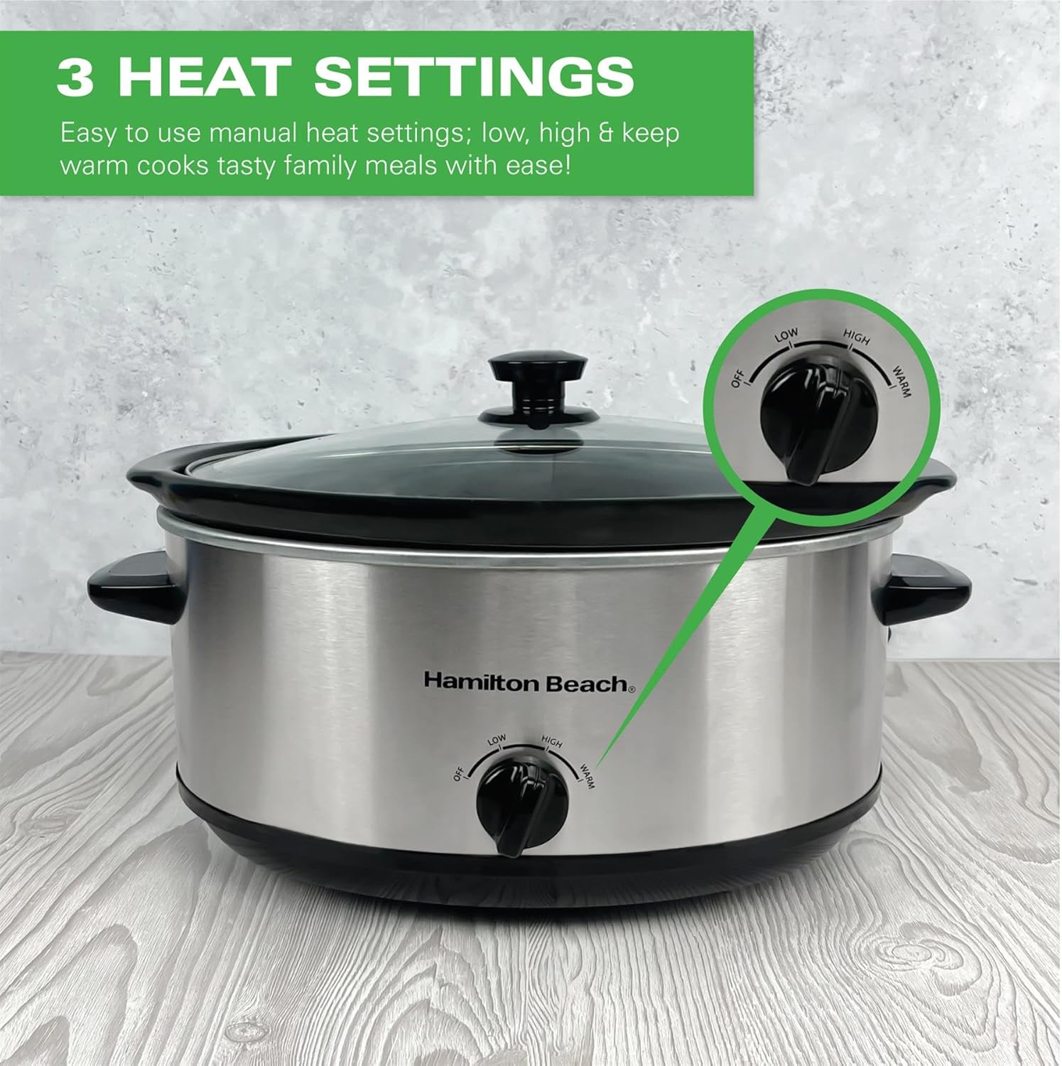 Hamilton Beach 220v slow cooker 6 liter large family size 220v crock pot HBSC070S - 220v volt electronics