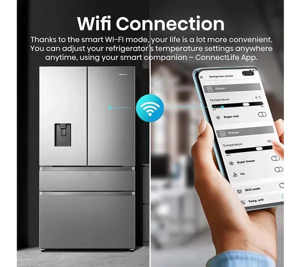 Hisense counter depth refrigerator 220v RF749N4220V 220 240 volts 50 hz french door - 220 - Electronics