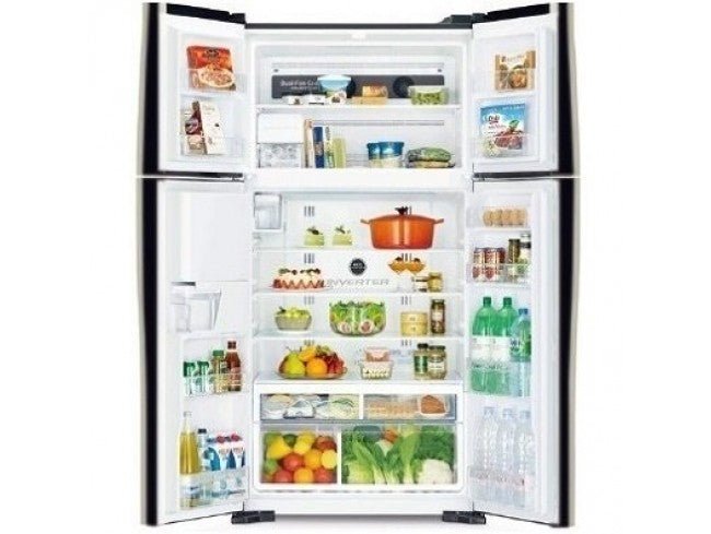 Hitachi R - W660 220 Volt side by side Refrigerator with water dispenser 220v 240 volts - 220v volt electronics