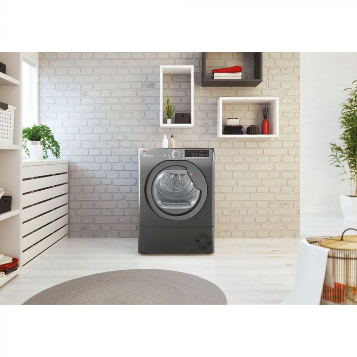 Hoover 220 volt ventlesss Dryer 8kg Silver Graphite HLEC8TR220v/GR self Condensing Dryer 220v 240 volts 50 hz - 220 - Electronics