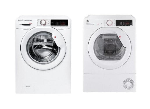 Hoover 220 volt Washer H3W4105TE220v 10KG Front Load Washer and Hoover 220 volt condensing Dryer HLEC9TE - Con220v 9KG Dryer 220v 240 volts 50 hz - 220 - Electronics