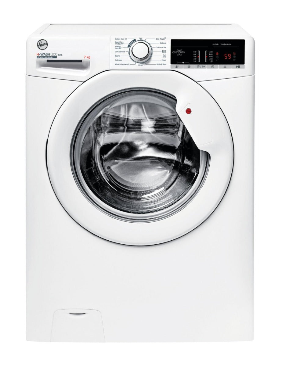 Hoover H3W47TE220v 7 KG 1400 Spin washer White color 220 v 240 volts 50 hz - 220 - Electronics