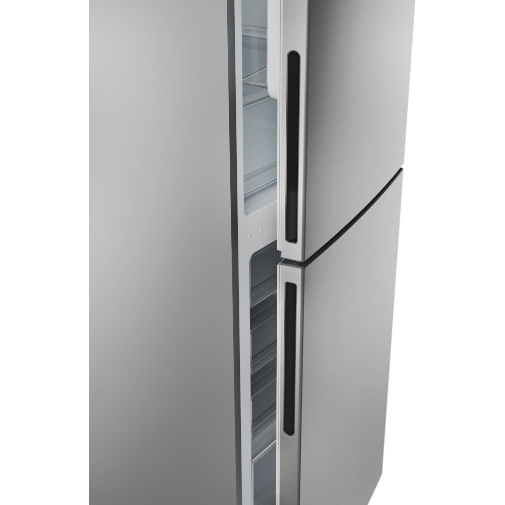 Hoover HVT3CLFCKIHS220v 220 volt bottom freezer refrigerator 252 liter Silver finish Bottom Mount Refrigerator 220v 240 volts 50 hz - 220 - Electronics