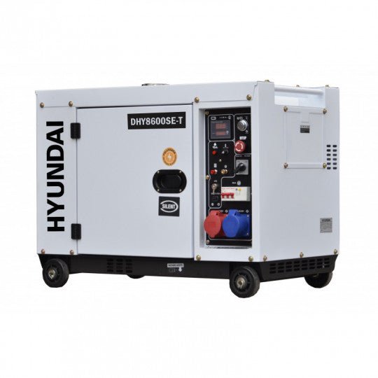 Hyundai Diesel Generator DHY8600SE - SIlent Model 220 volts & 400V 50 hz Diesel Generator - 220 - Electronics