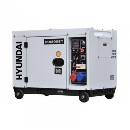 Hyundai Diesel Generator DHY8600SE - SIlent Model 220 volts & 400V 50 hz Diesel Generator - 220 - Electronics