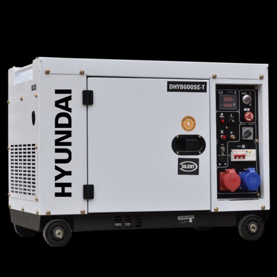 Hyundai Diesel Generator DHY8600SE - SIlent Model 220 volts & 400V 50 hz Diesel Generator - 220 - Electronics