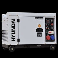 Hyundai Diesel Generator DHY8600SE - SIlent Model 220 volts & 400V 50 hz Diesel Generator - 220 - Electronics