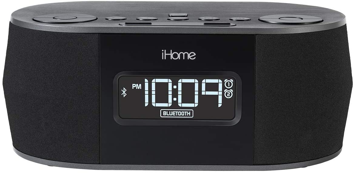 Ihome 110 220 volts Alarm Clock with USB Charging, Bluetooth Speaker 220v 50 hz - 220 - Electronics