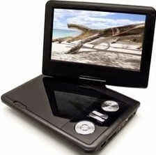 International 9" Swivel Portable Region Free DVD Player