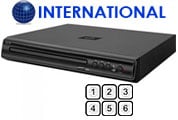 International Model 9109 Region Free DVD Player - 220v volt electronics