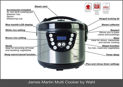 James Martin By Wahl ZX916 220 volt rice cooker slow cooker 220v 240 volts 50 hz - 220 - Electronics