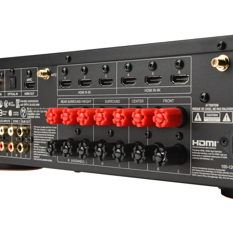 JBL 220 volt audio video receiver amp 220v 240 volt 7.2 channel 8k AV receiver amplifier 110 220 240 volts 50 60 hz model JBLMA710/220v - 220 - Electronics