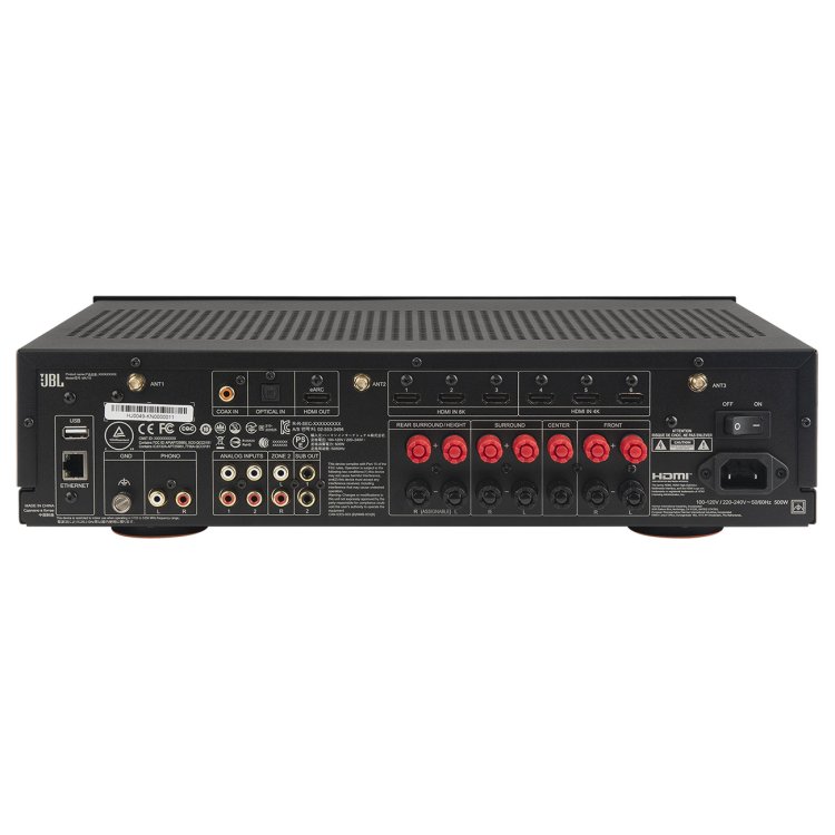JBL 220 volt audio video receiver amp 220v 240 volt 7.2 channel 8k AV receiver amplifier 110 220 240 volts 50 60 hz model JBLMA710/220v - 220 - Electronics