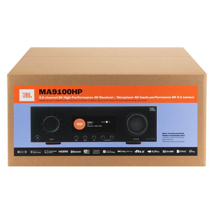 JBL 220 volt audio video receiver amp 220v 240 volt 9.2 channel 8k AV receiver amplifier 110 220 240 volts 50 60 hz model JBLMA9100/220v - 220 - Electronics