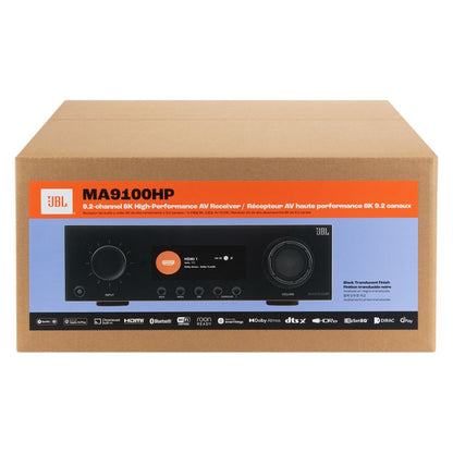 JBL 220 volt audio video receiver amp 220v 240 volt 9.2 channel 8k AV receiver amplifier 110 220 240 volts 50 60 hz model JBLMA9100/220v - 220 - Electronics