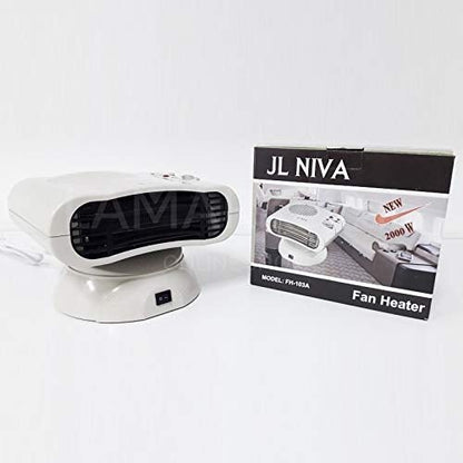 JL Niva FH - 103A 2000 Watt Fan Heater 220 - 240 Volt 50/60Hz - 220 - Electronics