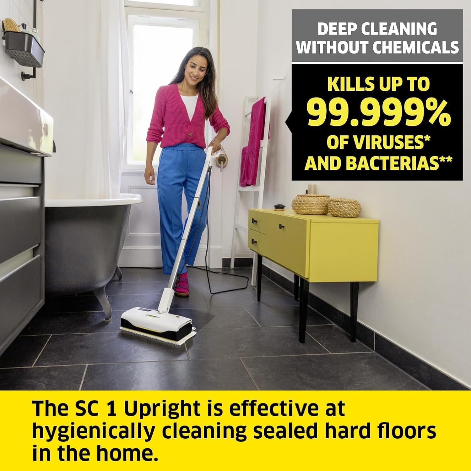 Karcher SC1 220 volts Steam Mop Pressure Power Steam Cleaner 220v 240 volt - 220v volt electronics