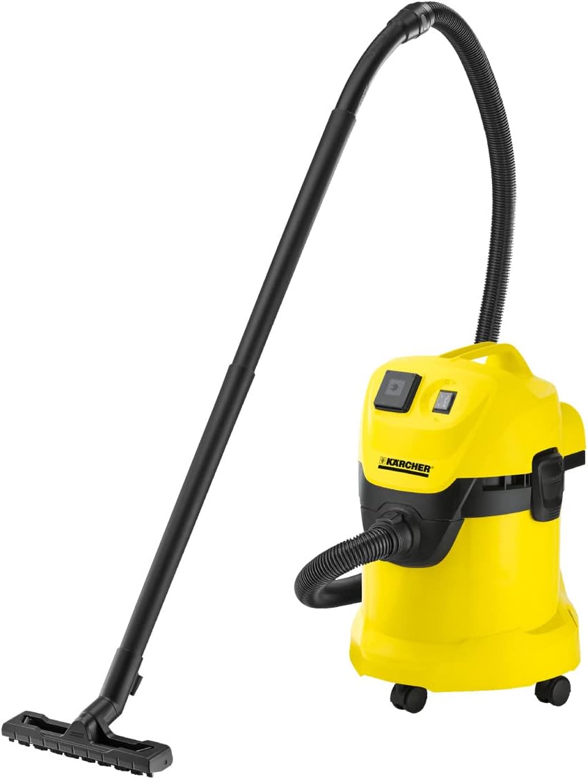 Karcher WD3Plus 220 volts Shop vac wet dry 17 liter vacuum cleaner 220v 240 volt 50 hz - 220 - Electronics