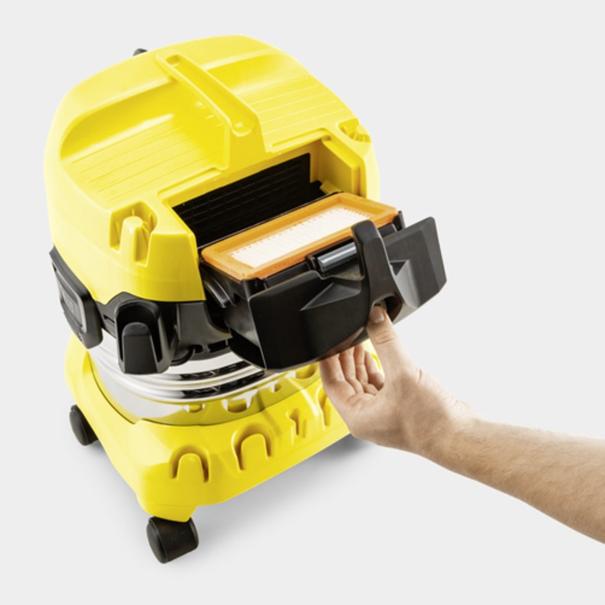 Karcher WD4 220 volt shopvac Wet & Dry vacuum 20 liter Stainless Steel container Powerful shop vacuum cleaner 220 v 240 volt 1628 - 2010 - 220 - Electronics