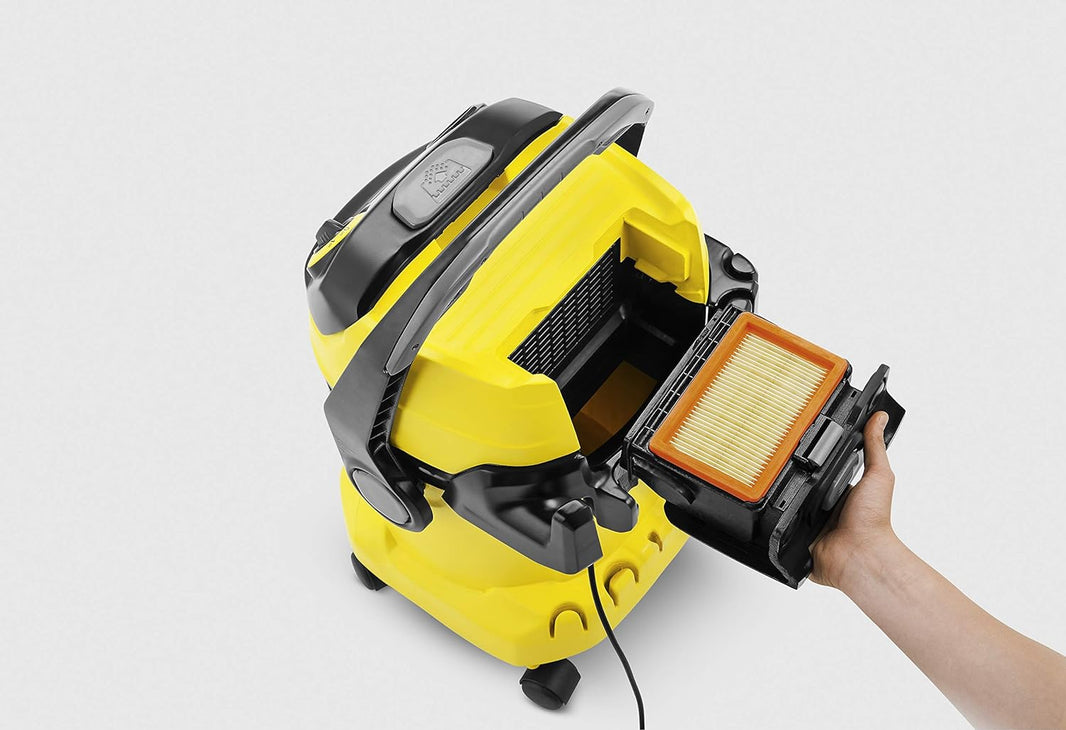 Karcher WD5Plus 220 volts Shop vac wet dry 25 liter vacuum cleaner blower 220v 240 volt 50 hz 60 hz with fine dust filter - 220 - Electronics