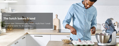 Kenwood KHC29.WOSI 220 volts Stand Mixer with 4.3 L Bowl 1000W 220v 240 volts - 220 - Electronics