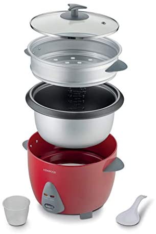 Kenwood RCM30 220 volts 2 in 1 Rice Cooker with Steamer 0.6 Liters 220v 240 volts - 220 - Electronics