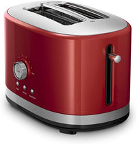KitchenAid 220 volt 5KMT2116 Wide slot 2 slice Toaster 220v 240 volts Empire red color 5KMT2116ER - 220 - Electronics