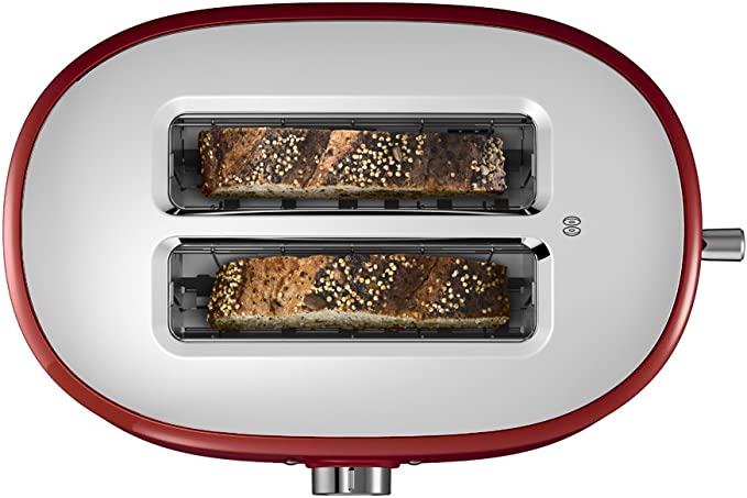 KitchenAid 220 volt 5KMT2116 Wide slot 2 slice Toaster 220v 240 volts Empire red color 5KMT2116ER - 220 - Electronics