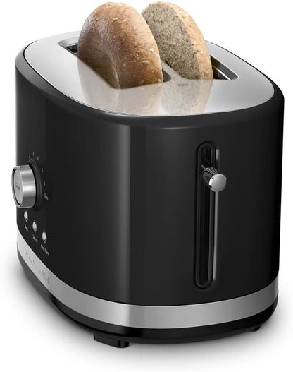 KitchenAid 220 volt 5KMT2116 Wide slot 2 slice Toaster 220v 240 volts Onyx Black color 5KMT2116OB - 220 - Electronics