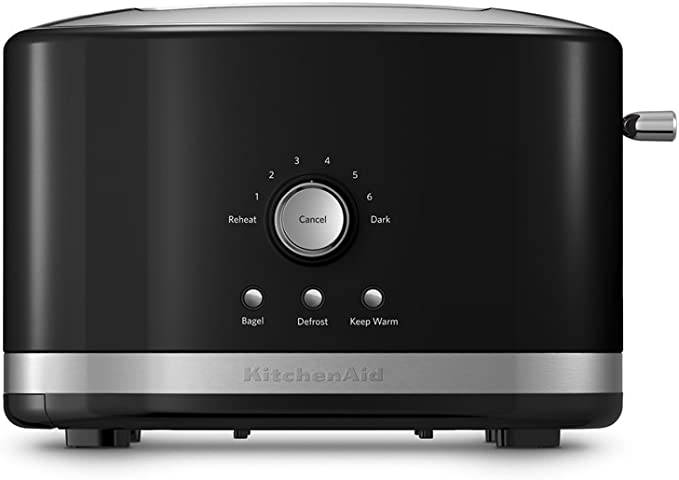 KitchenAid 220 volt 5KMT2116 Wide slot 2 slice Toaster 220v 240 volts Onyx Black color 5KMT2116OB - 220 - Electronics