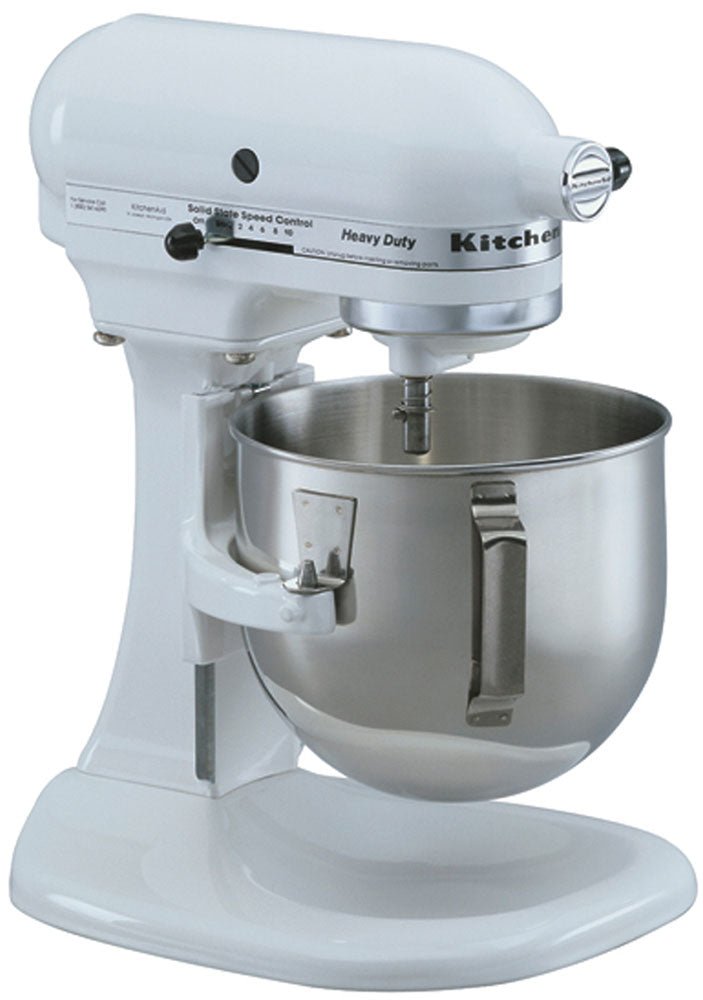 Kitchenaid 5K5SSWH Heavy Duty Lift Bowl Mixer- White 220 Volt