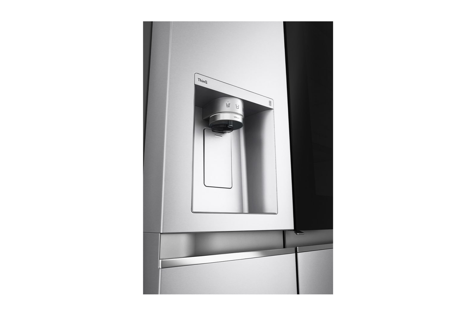 LG 220 volt Door in Door Side by Side Smart Stainless Steel Instaview Refrigerator with Ice / Water dispenser 220v 240 volt 50 hz GSXV90BSAE - 220 - Electronics