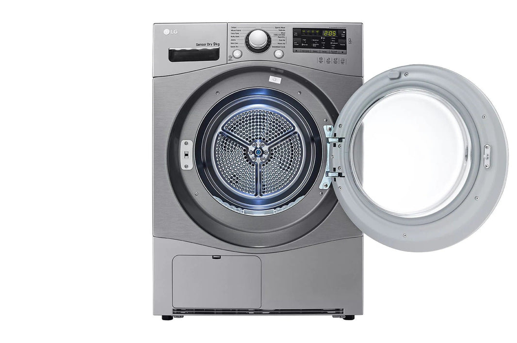 LG 220 volt Front Load Dryer 9KG Silver RC9066 220v 240 volts 50 hz - 220 - Electronics