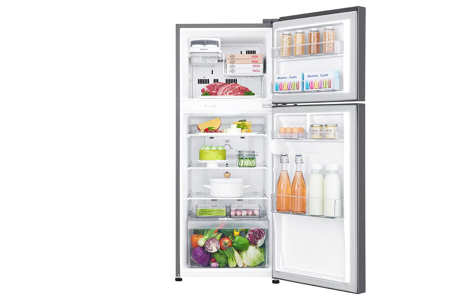 LG 220 volt refrigerator GRC342SLBB 312 liter fridge 220v 240 volt 50 hz - 220 - Electronics