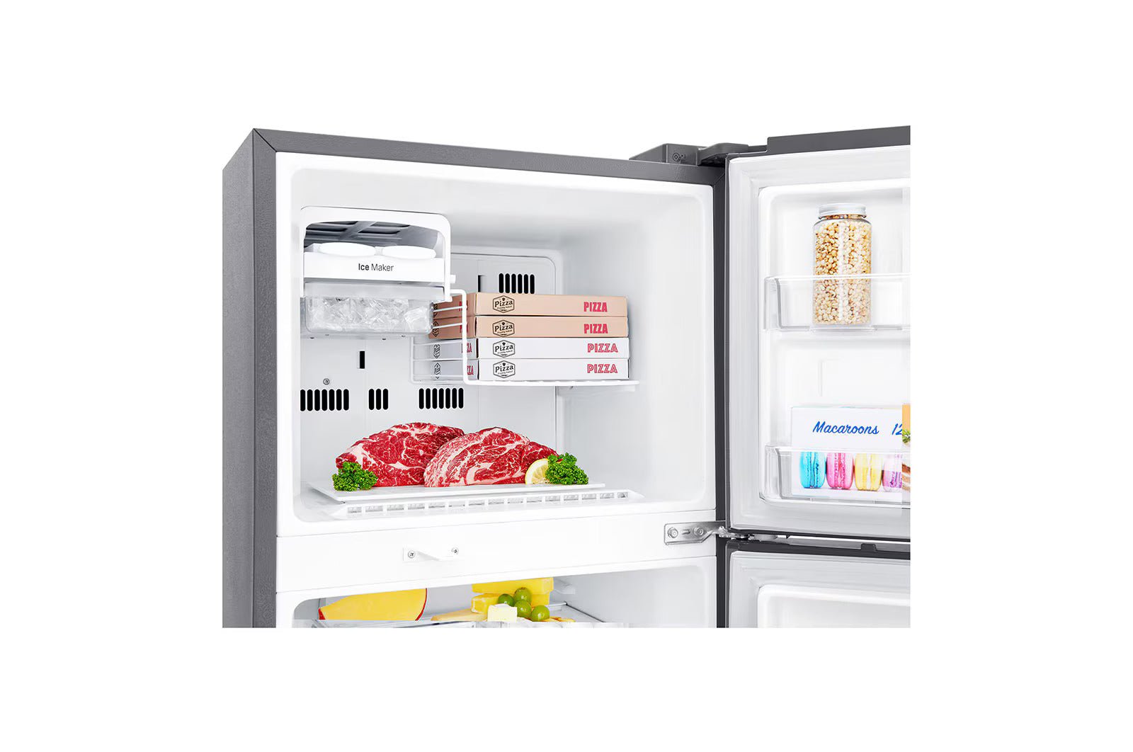 LG 220 volt refrigerator GRC342SLBB 312 liter fridge 220v 240 volt 50 hz - 220 - Electronics