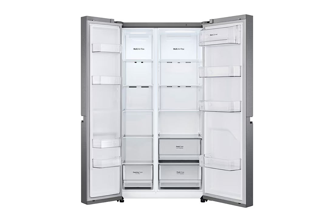 LG 220 volt side by side refrigerator GC - B257JLYL side by side 25 cu ft Stainless Steel refrigerator 220v 240 volts 50 hz - 220 - Electronics