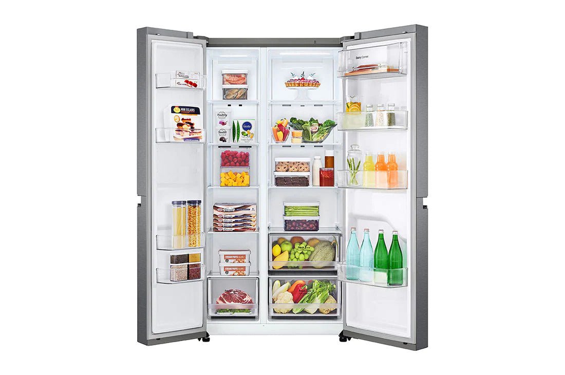 LG 220 volt side by side refrigerator GC - B257JLYL side by side 25 cu ft Stainless Steel refrigerator 220v 240 volts 50 hz - 220 - Electronics
