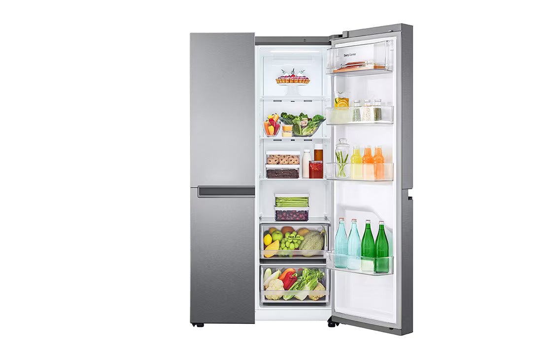 LG 220 volt side by side refrigerator GC - B257JLYL side by side 25 cu ft Stainless Steel refrigerator 220v 240 volts 50 hz - 220 - Electronics