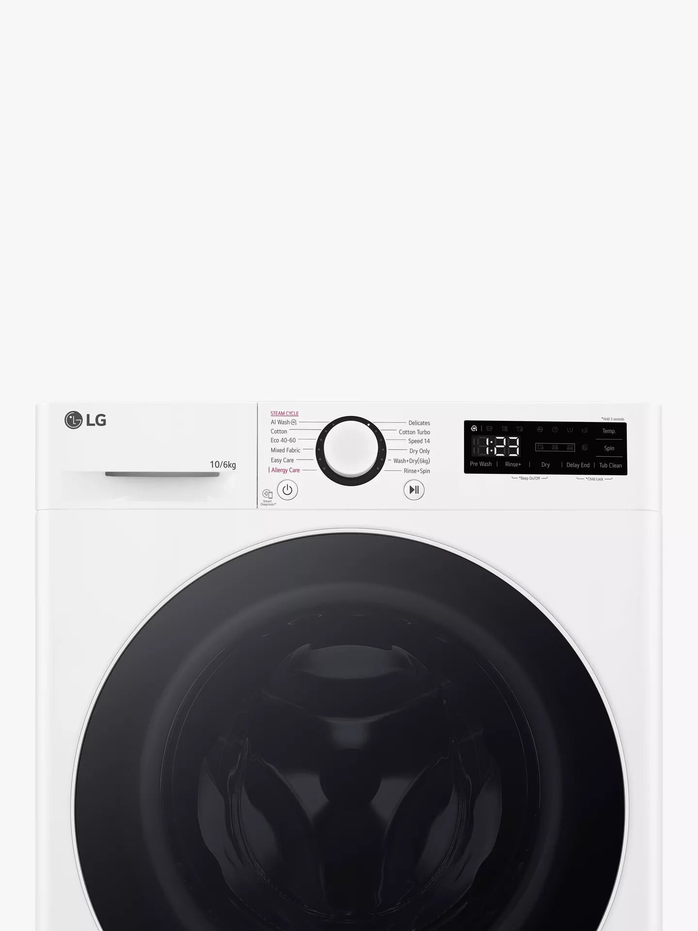 LG 220 volts Combo Washer Dryer 10kg washe Dryer Combo 1400 220v 240 volts 50 hz FWY606WW220v - 220v volt electronics