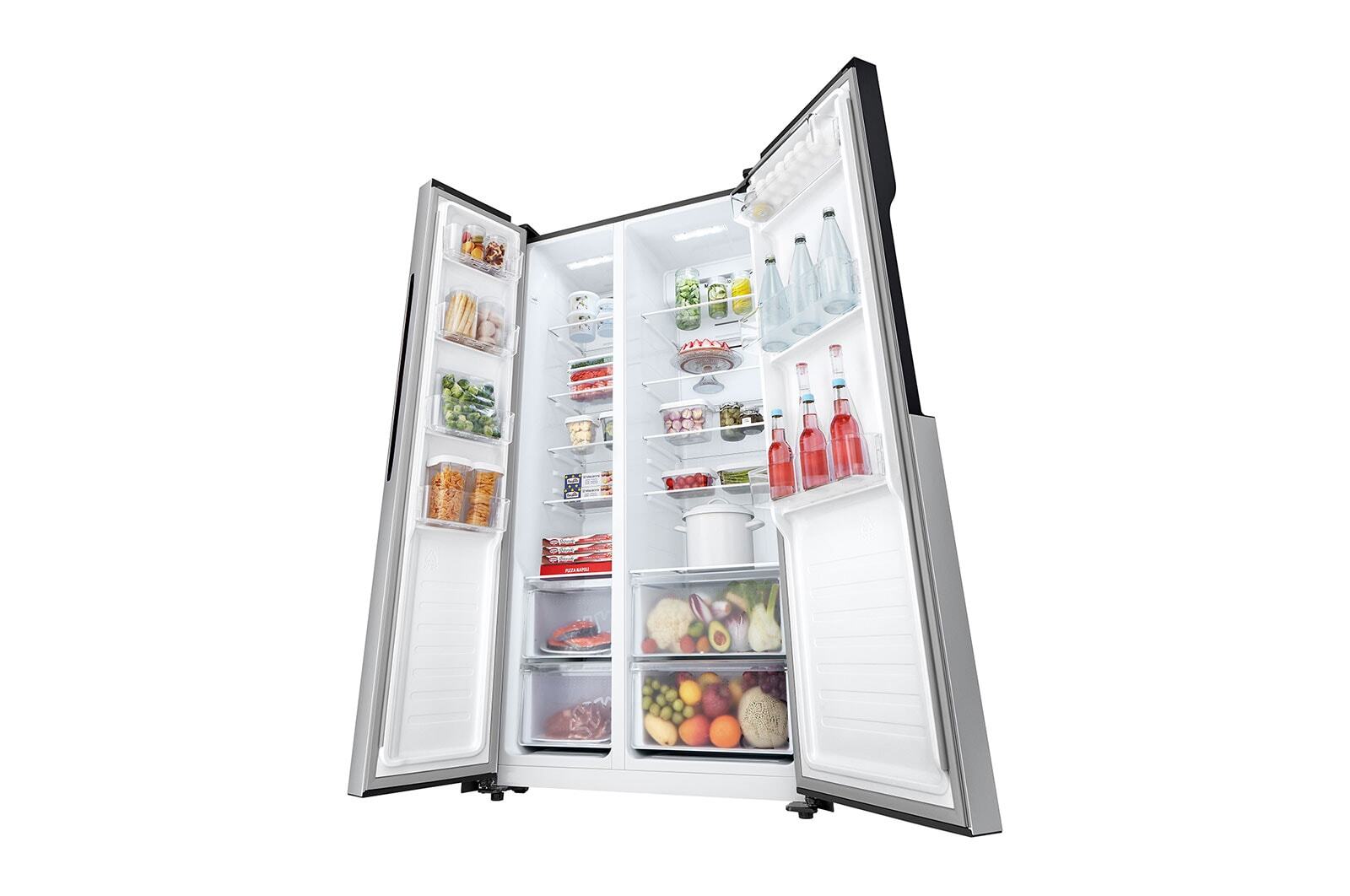 LG 220 volts side by side counter depth refrigerator 220v 240 volts 50 hz model GRFB587220v - 220 - Electronics