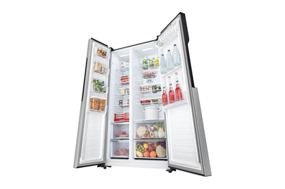 LG 220 volts side by side counter depth refrigerator 220v 240 volts 50 hz model GRFB587220v - 220 - Electronics