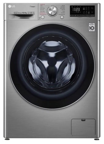 LG 220 volts Washer F4V5RYP2T 10.5 KG with Steam and Direct drive 220v 240 volts 50 hz - 220 - Electronics