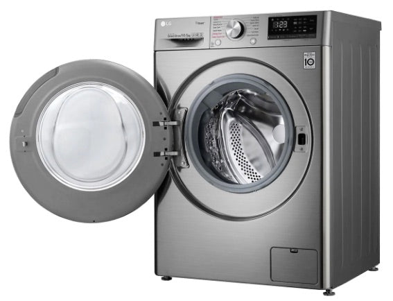 LG 220 volts Washer F4V5RYP2T 10.5 KG with Steam and Direct drive 220v 240 volts 50 hz - 220 - Electronics