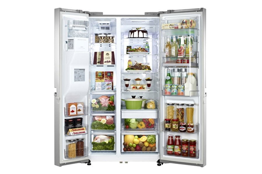 LG Bentley GR - J317WSBN/327 220v Door - in - Door side by side 220 240 Volt Refrigerator - 220 - Electronics