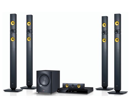 LG DH7530TW 1200 Watts Home theater with Wireless Rear Speakers Region Free 110 - 220 240 volts - 220 - Electronics