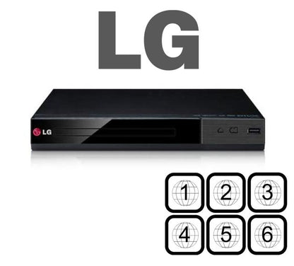 LG DP132 Region Free DVD Player for 110 to 240 Volts - 220 - Electronics