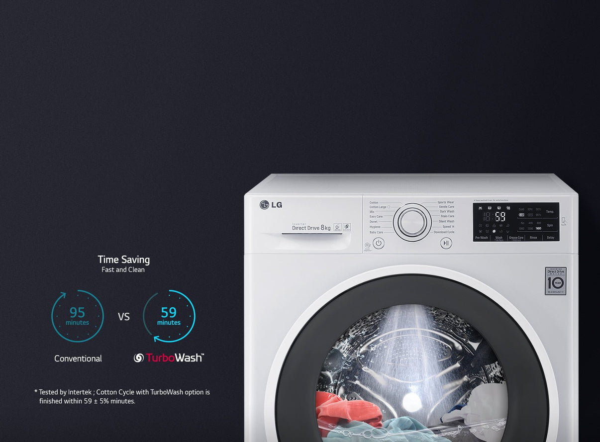 LG F1299RDSU7 / FH - 299RDSU7 19kg Washer / 10KG Dryer 220 - 240 Volts 50 - 220 - Electronics
