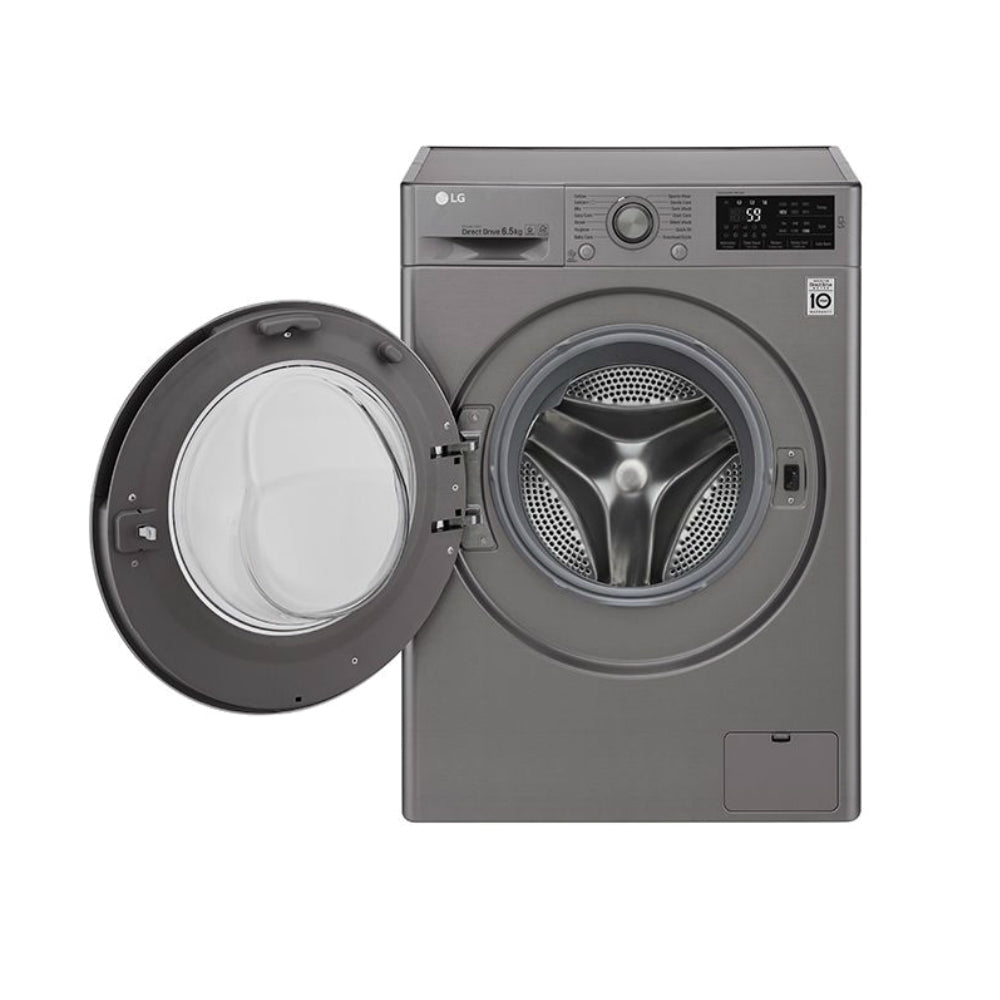 LG F2J5WN7S Front Load Washer Silver finish 220 v 240 volts 50 hz - 220 - Electronics