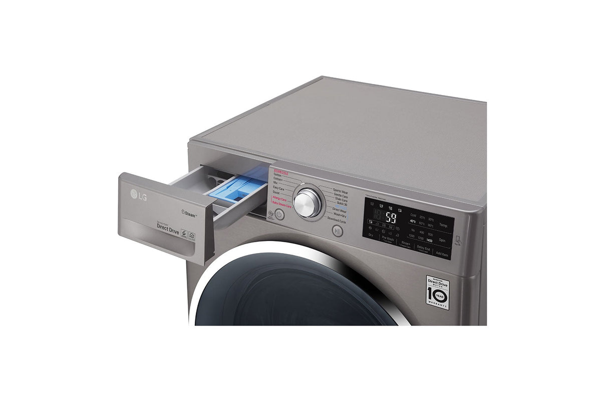 LG F4J5TNP7 6 - Motion Direct Drive Front Load Washer for 220 Volts - 220 - Electronics